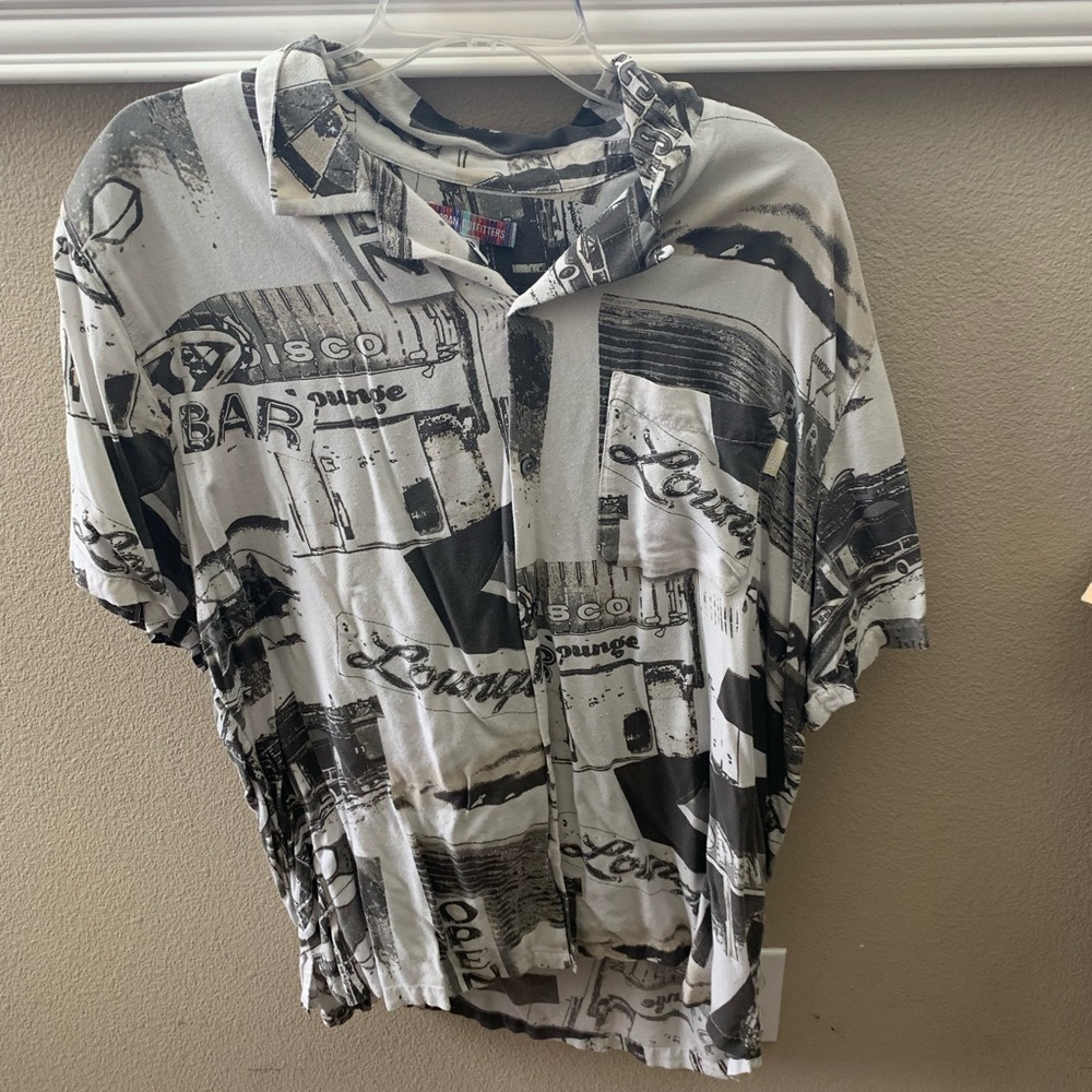 Vintage graphic flannel